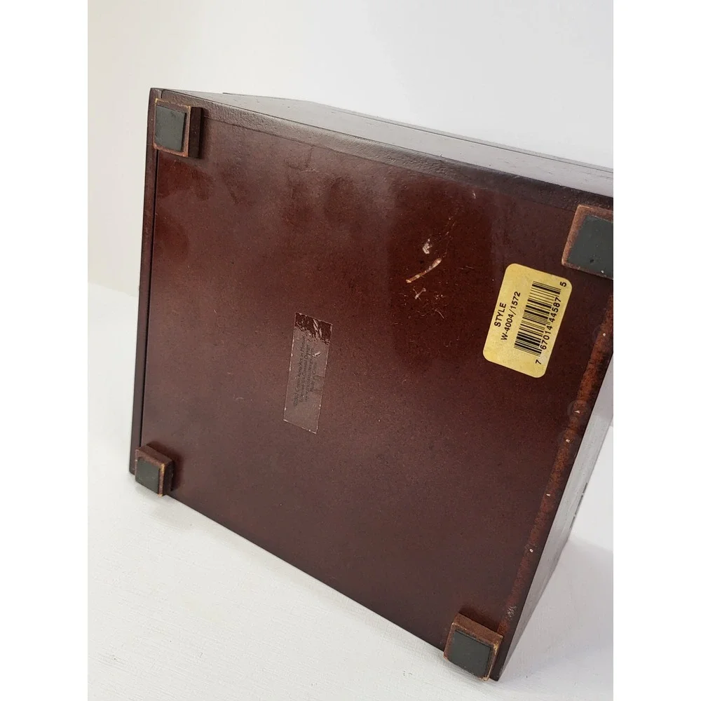 Vintage 2002 Tri Coastal Design Wood Jewelry Box Cristin Atria Cottagecore
